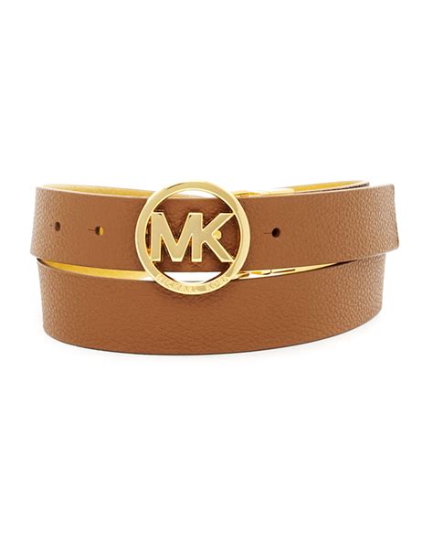 cintura michael kors reversibile|Reversible Logo and Leather Belt .